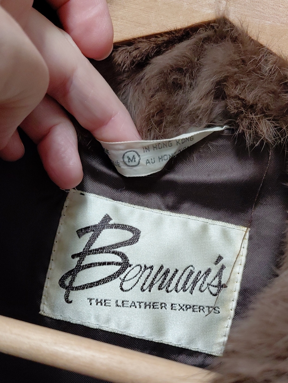 Vintage Brown Rabbit Jacket - Picture 3 of 7